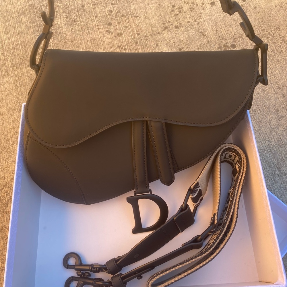 Dior Saddle Bag UltraMatte Black Calfskin RARE